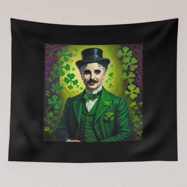 Item preview, Charlie Chaplin Shamrock Man designed and sold by ArtStoreBombeS.