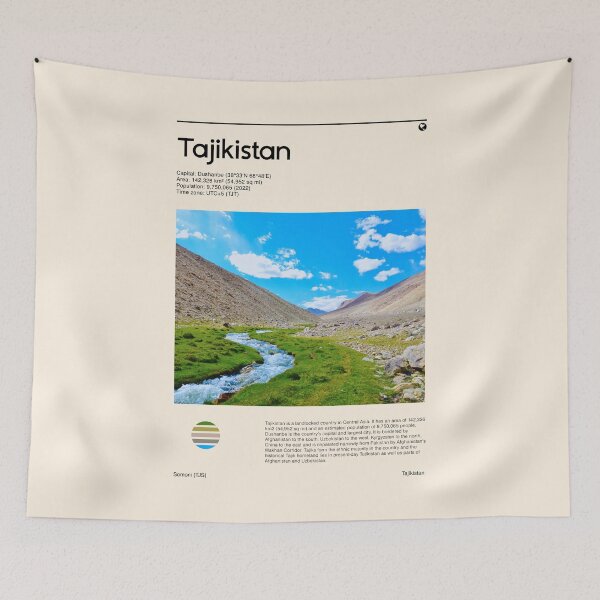 Item preview, Visit Tajikistan (Travel poster) designed and sold by RabbitK.