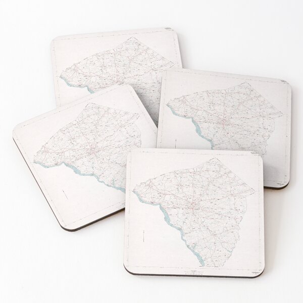 Item preview, Vintage Map of Lancaster County PA (1981) designed and sold by BravuraMedia.
