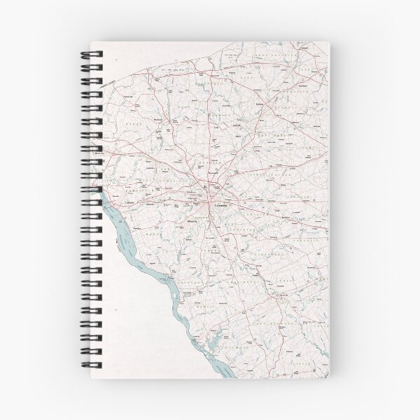 Item preview, Vintage Map of Lancaster County PA (1981) designed and sold by BravuraMedia.