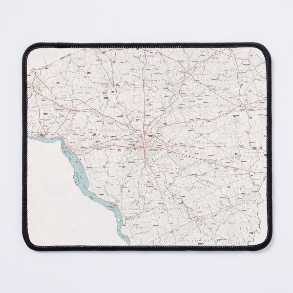 Item preview, Vintage Map of Lancaster County PA (1981) designed and sold by BravuraMedia.