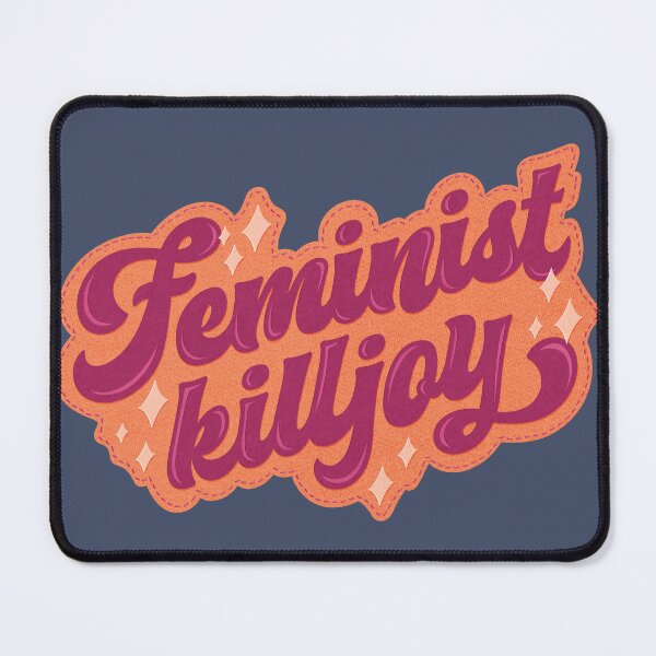 Item preview, Feminist Killjoy Retro Faux Embroidery Patch designed and sold by Kit Cronk.