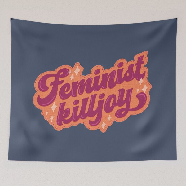 Item preview, Feminist Killjoy Retro Faux Embroidery Patch designed and sold by Kit Cronk.