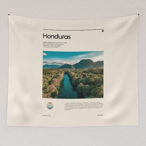 Item preview, Visit Honduras (Travel poster) designed and sold by RabbitK.