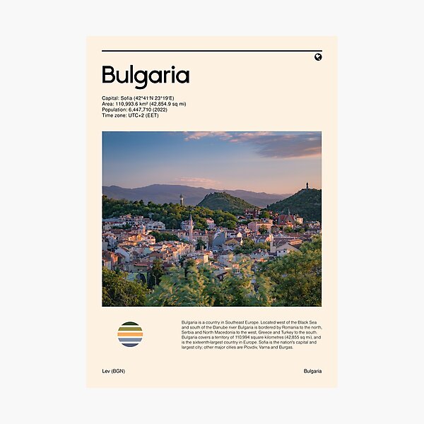 Item preview, Visit Bulgaria (Travel poster) designed and sold by RabbitK.