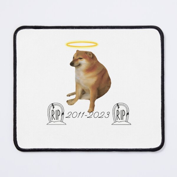 Item preview, Rest In Peace Cheems designed and sold by ChicArtlondon.