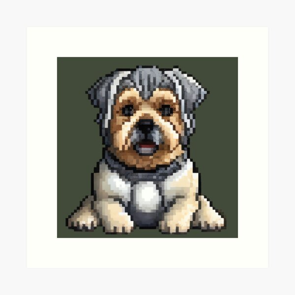 Jack Russell Terrier Dog Brick Stitch Bead Pattern, PDF Digital Download 