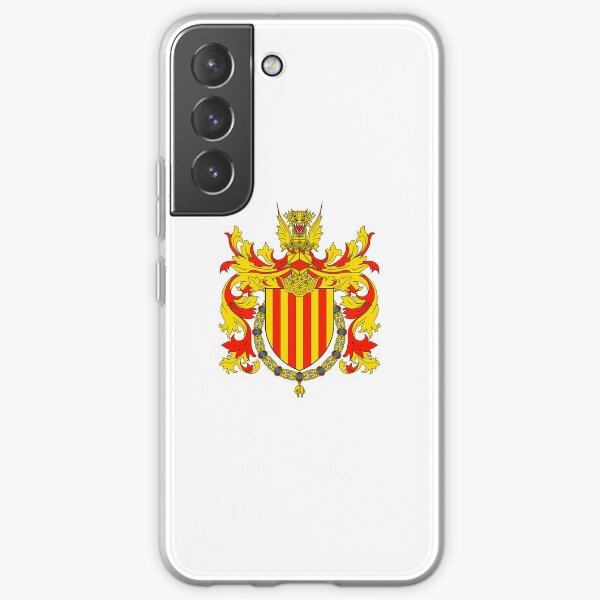 Coat of arms of Catalonia, Escudo de armas de cataluña, Coat of arms, arms, crest, blazon, cognizance, childrensfun, purim, costume Samsung Galaxy Soft Case