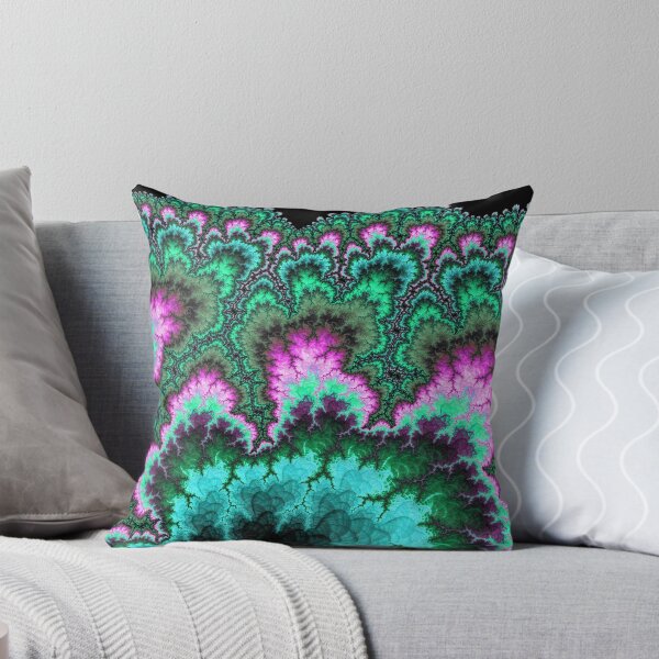 Item preview, Lilac and teal, bright fractals designed and sold by fractalblox.