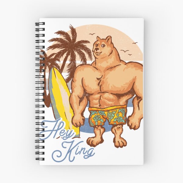 Item preview, Swole Doge At The Beach (Blue)  designed and sold by MichaelEWhite.