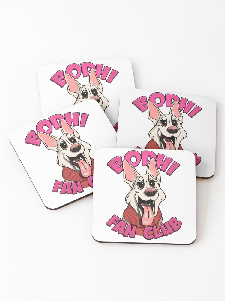 Coasters (Set of 4), Bodhi Fan Club designed and sold by polygrafix