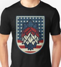 Patriotic Hops - Craft Beer American Flag Unisex T-Shirt