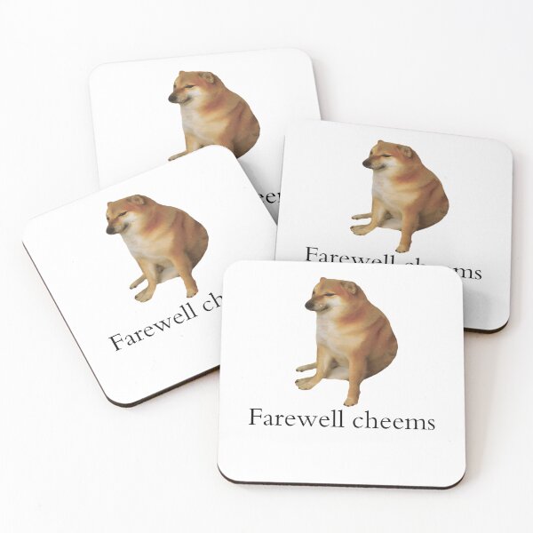 Item preview, Rest In Peace Cheems designed and sold by ChicArtlondon.
