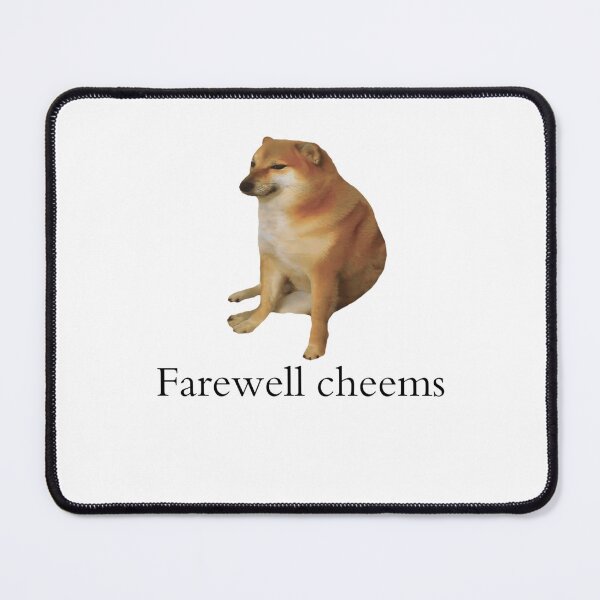 Item preview, Rest In Peace Cheems designed and sold by ChicArtlondon.