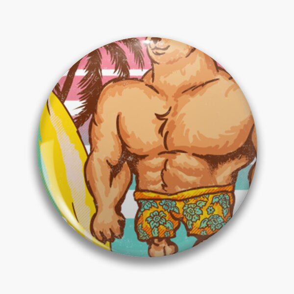 Item preview, Swole Doge Chilling On The Beach  Hey King  Pink  designed and sold by MichaelEWhite.