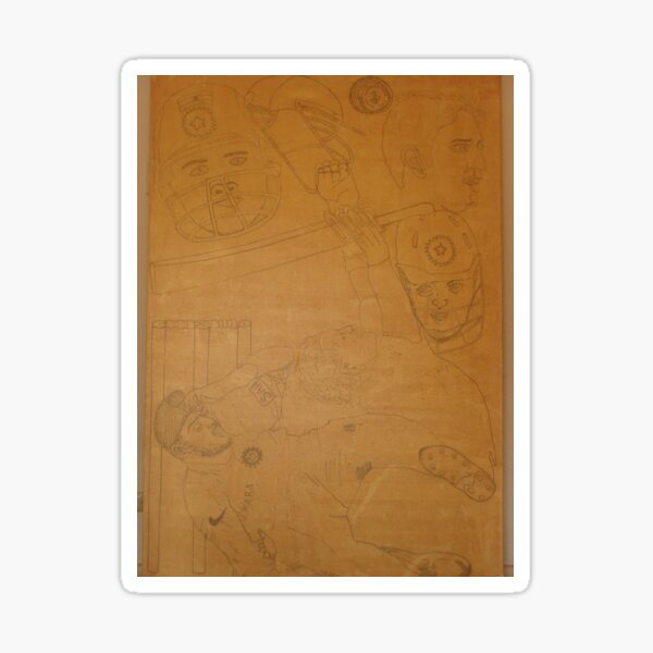 FAB Four & Bhaji – Cricket Stars Sticker
