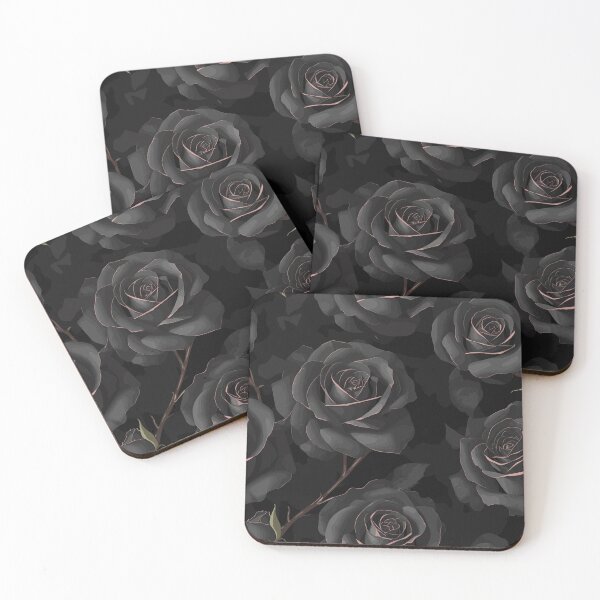 Item preview, BLACK ROSE PATTERN designed and sold by ROMIREY.