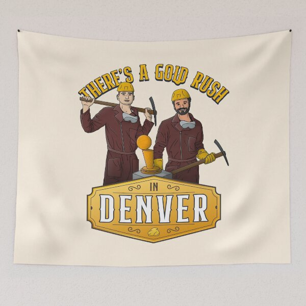 Item preview, Gold Rush - Jamal Murray and Nikola Jokic - Denver Basketball designed and sold by sportsign.
