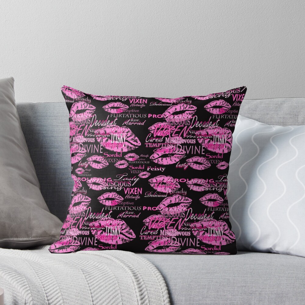 Item preview, Throw Pillow designed and sold by Vixen-Games.