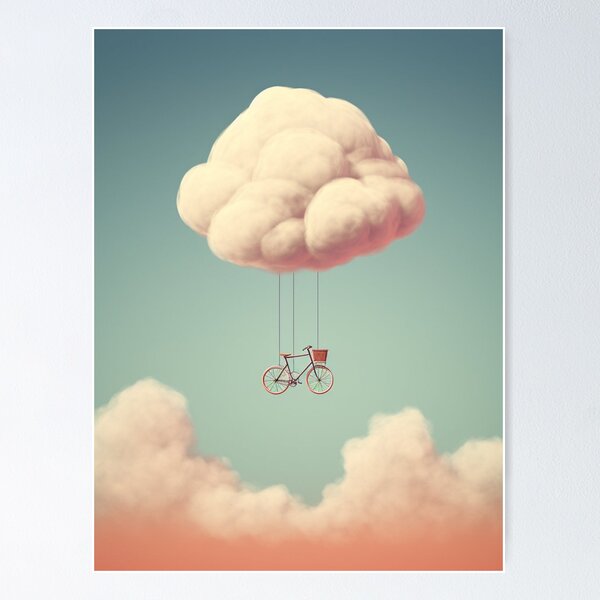 Item preview, Skybound Cyclist designed and sold by nathanBruce.