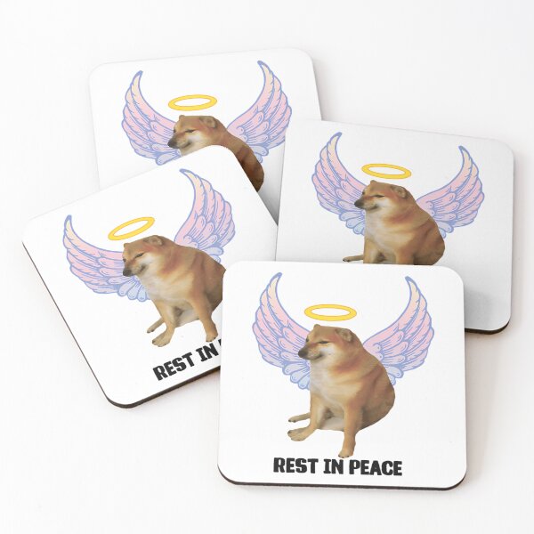 Item preview, Rest In Peace Cheems designed and sold by ChicArtlondon.