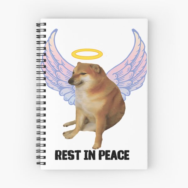 Item preview, Rest In Peace Cheems designed and sold by ChicArtlondon.