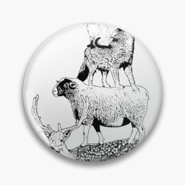 Item preview, Animal Stack, Deer, Sheep, Wolf, Cat, Chicken Stack, Fun Animal Design  designed and sold by ErinnMBenedict.