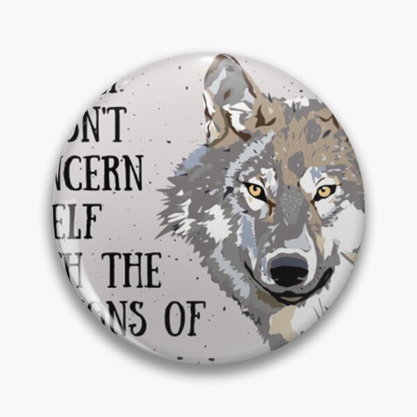 Item preview, A Wolf Doesn'T Concern Itself With The Opinions Of Sheep  designed and sold by ErinnMBenedict.