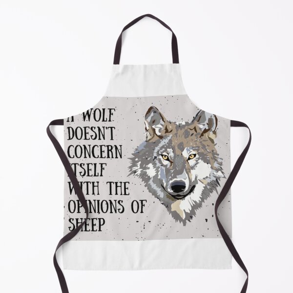 Item preview, A Wolf Doesn'T Concern Itself With The Opinions Of Sheep designed and sold by ErinnMBenedict.