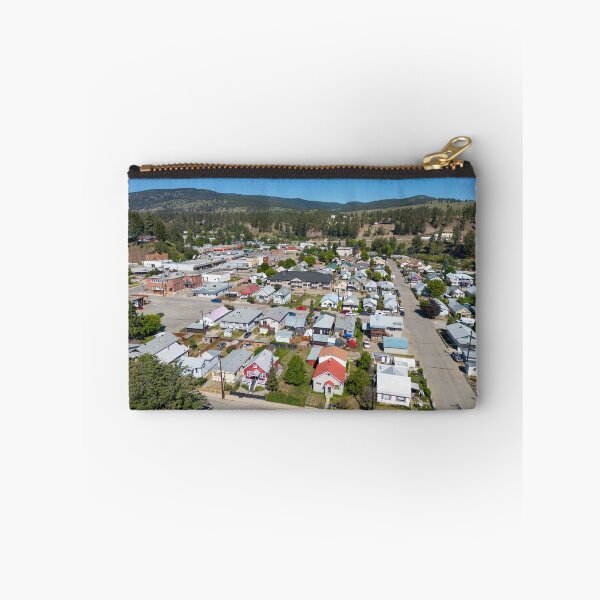 Item preview, Drone aerial view of the small town of Princeton, British Columbia designed and sold by Kevin Miller Photography.