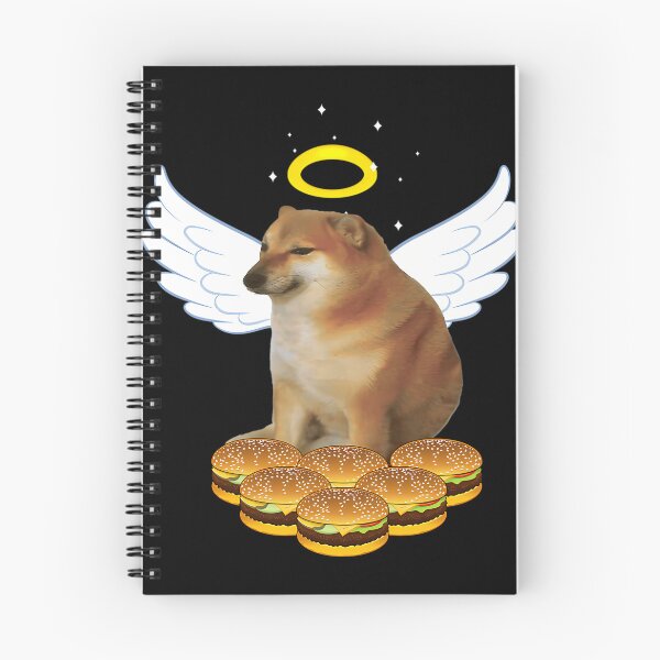 Item preview, Rip Cheems | All dogs go to heaven | Cheeseburger Doge meme designed and sold by ChicArtlondon.