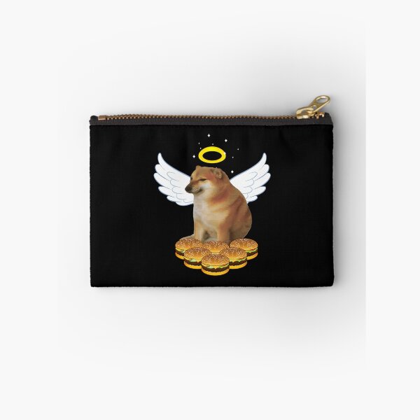 Item preview, Rip Cheems | All dogs go to heaven | Cheeseburger Doge meme designed and sold by ChicArtlondon.