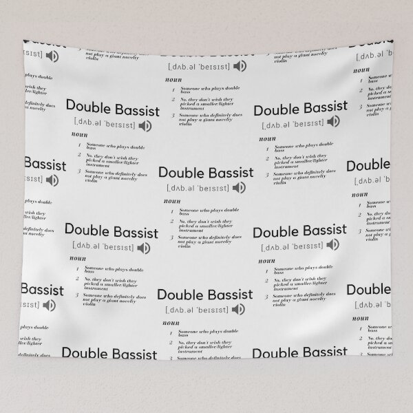 Item preview, Definition of a Double Bassist designed and sold by enfines.
