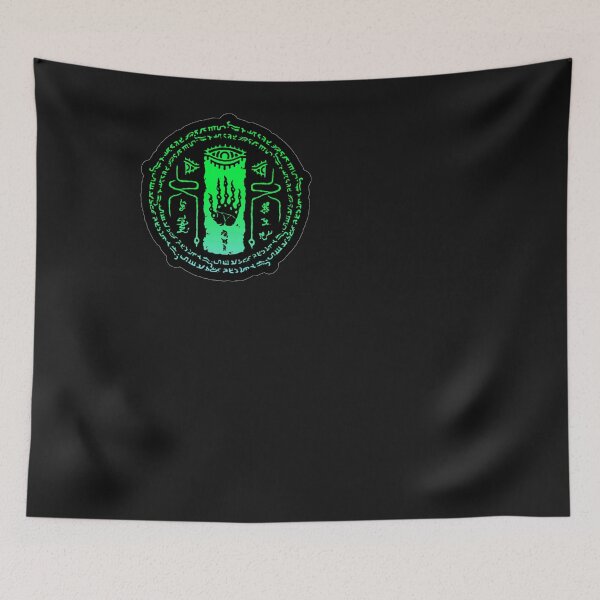 Item preview, Ears Of He Kingdom Zonai Hand Glyph Green And Blue Gradient designed and sold by GuadalChamber.
