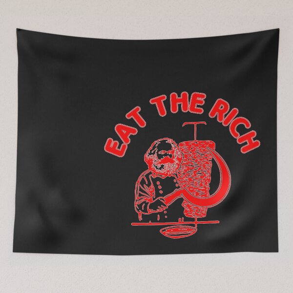 Item preview, Eat He Rich Doner Doner Kebab Karl Marx Socialist Hasan Piker Funny designed and sold by IsaakBagwell8.