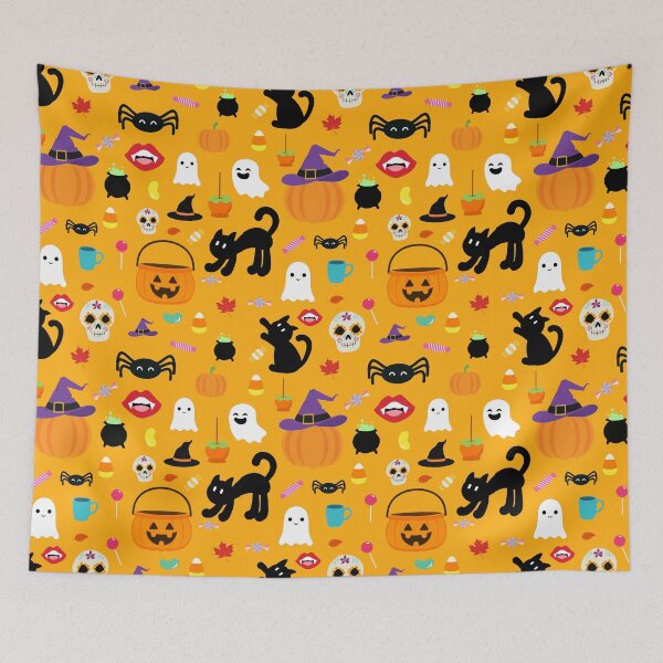 Item preview, Halloween Graphic Art Pattern designed and sold by Hayjay317.
