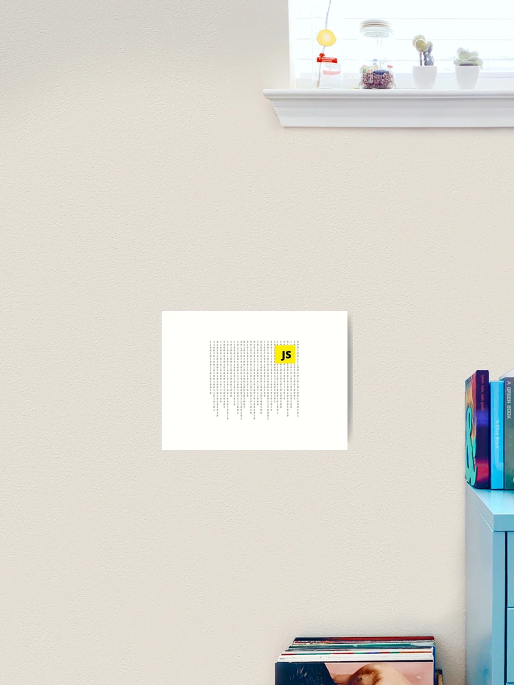 Thumbnail 2 of 3, Art Print, JavaScript designed and sold by wemo345-e.