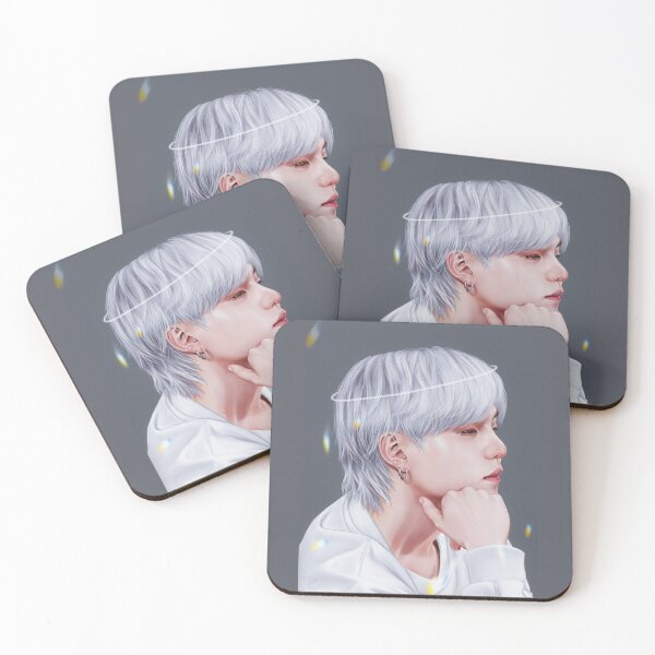 Item preview, White Hair Suga BTS designed and sold by Springethereal.
