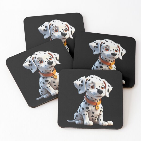 Aperçu de l'œuvre Une conception d'autocollant 3D mignon de chiot dalmatien créée et vendue par deepakrode7.