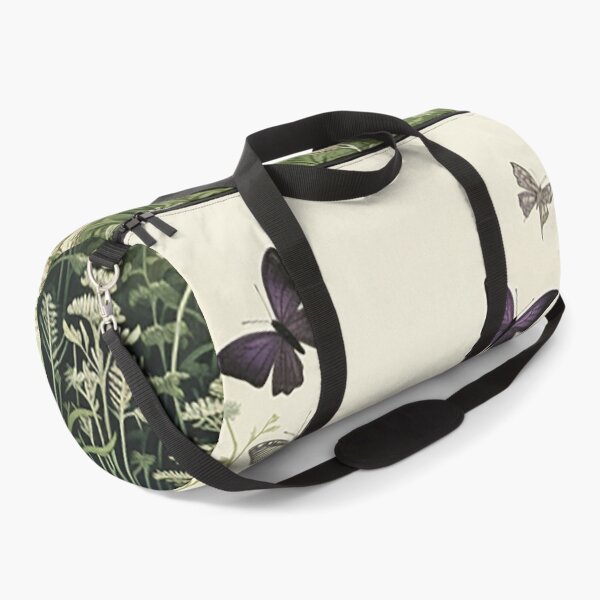 Item preview, Butterfly Haven: Delicate Dance in Shades of Cream and Purple designed and sold by PaintbrushPlace.