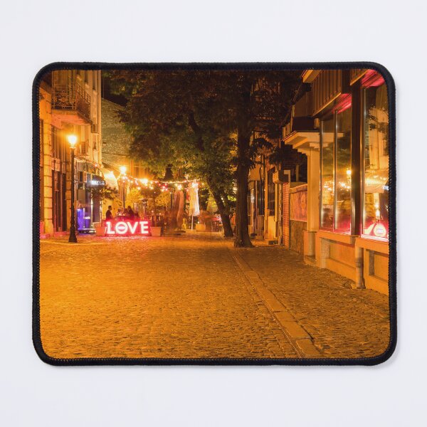 Item preview, Reflecting on Love - Bright Lights at an Alfresco Restaurant in Kapana Plovdiv designed and sold by Georgia Mizuleva.