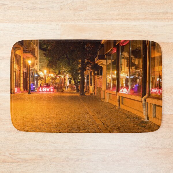Item preview, Reflecting on Love - Bright Lights at an Alfresco Restaurant in Kapana Plovdiv designed and sold by Georgia Mizuleva.