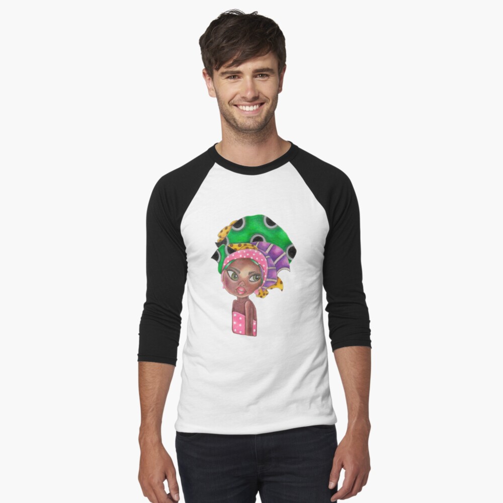 Item preview, Baseball ¾ Sleeve T-Shirt designed and sold by GraphicTempt.