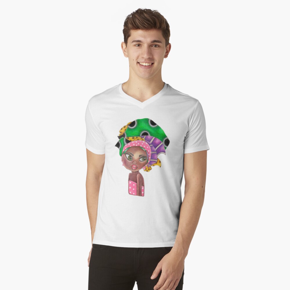 Item preview, V-Neck T-Shirt designed and sold by GraphicTempt.