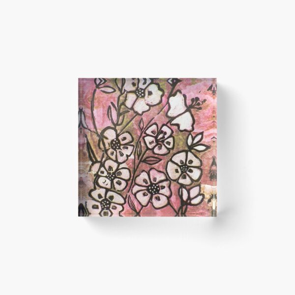Item preview, Pink Lady No .8 (Woodcut Print) designed and sold by Belinda "BillyLee" NYE (Printmaker).