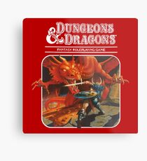 Dungeons & Dragons Metal Print