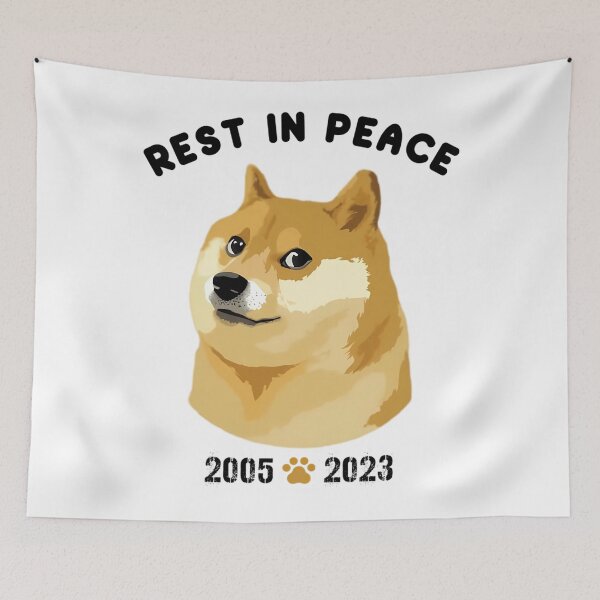 Item preview, Sheems Rest In Peace designed and sold by ChicArtlondon.