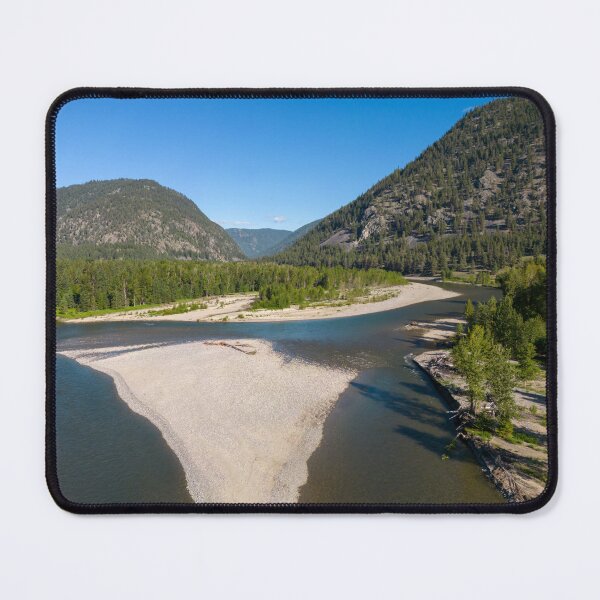 Item preview, Drone Aerial View Similkameen River British Columbia Canada Land designed and sold by Kevin Miller Photography.