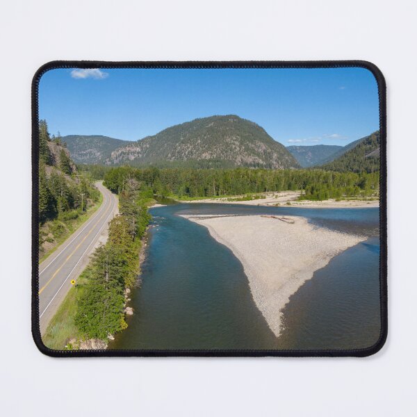 Item preview, Drone Aerial View Similkameen River British Columbia Canada Land designed and sold by Kevin Miller Photography.