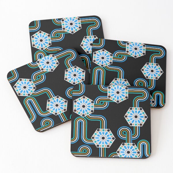 Item preview, Mozaic Maze - Hexa Flora designed and sold by SalxSal.